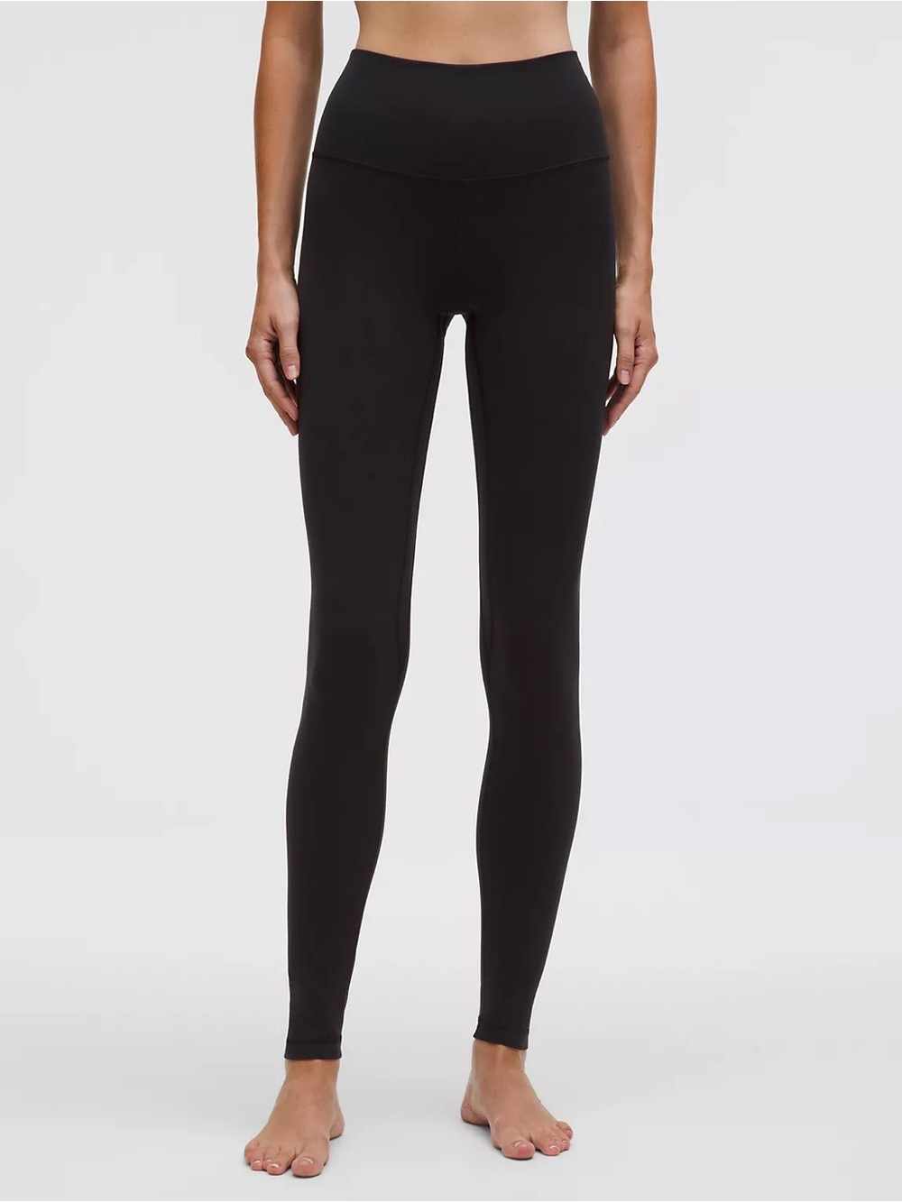 Lululemon High-Waist Black Stretch Leggings